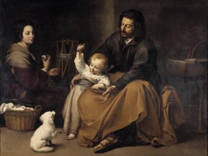 Heilige Familie met het Vogeltje